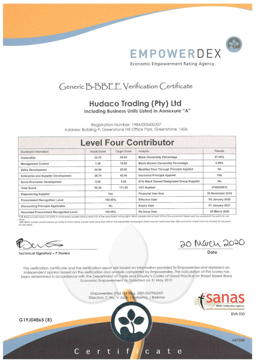 empowerdex hudaco trading pty ltd